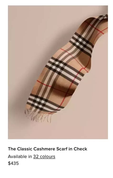 burberry classic scarf price